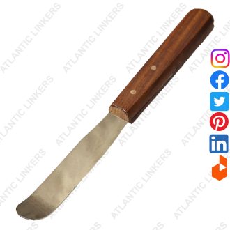 Dental Lab Spatula curved