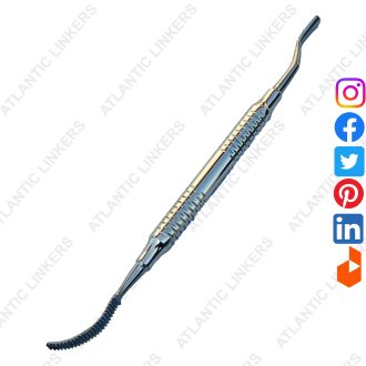Dental Dual Ended Bone File #12 & #45 w/ Thicker Handle
