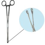 Foerster Sponge Forceps 9.5" Straight Serrated Surgical Holding Forcpes